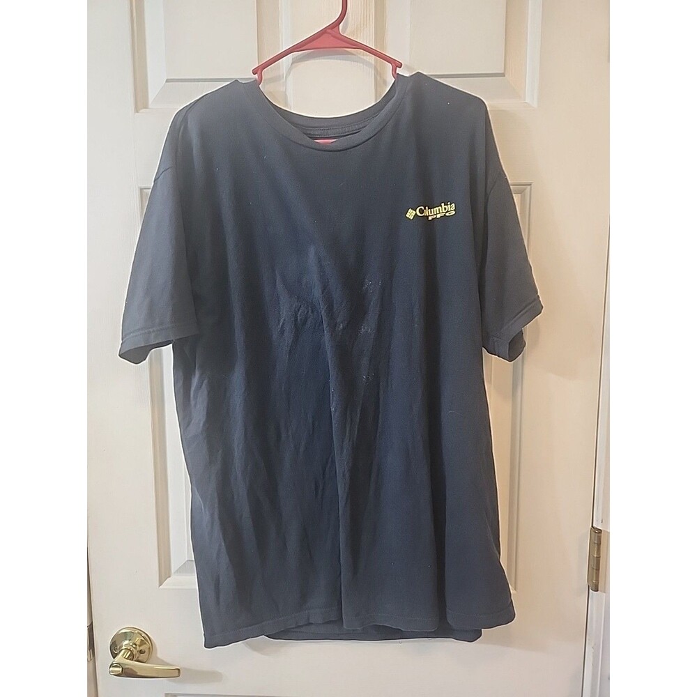 columbia pfg xl mens black t shirt